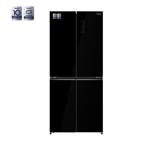 Condor Cross Door Refrigerator Black Glas