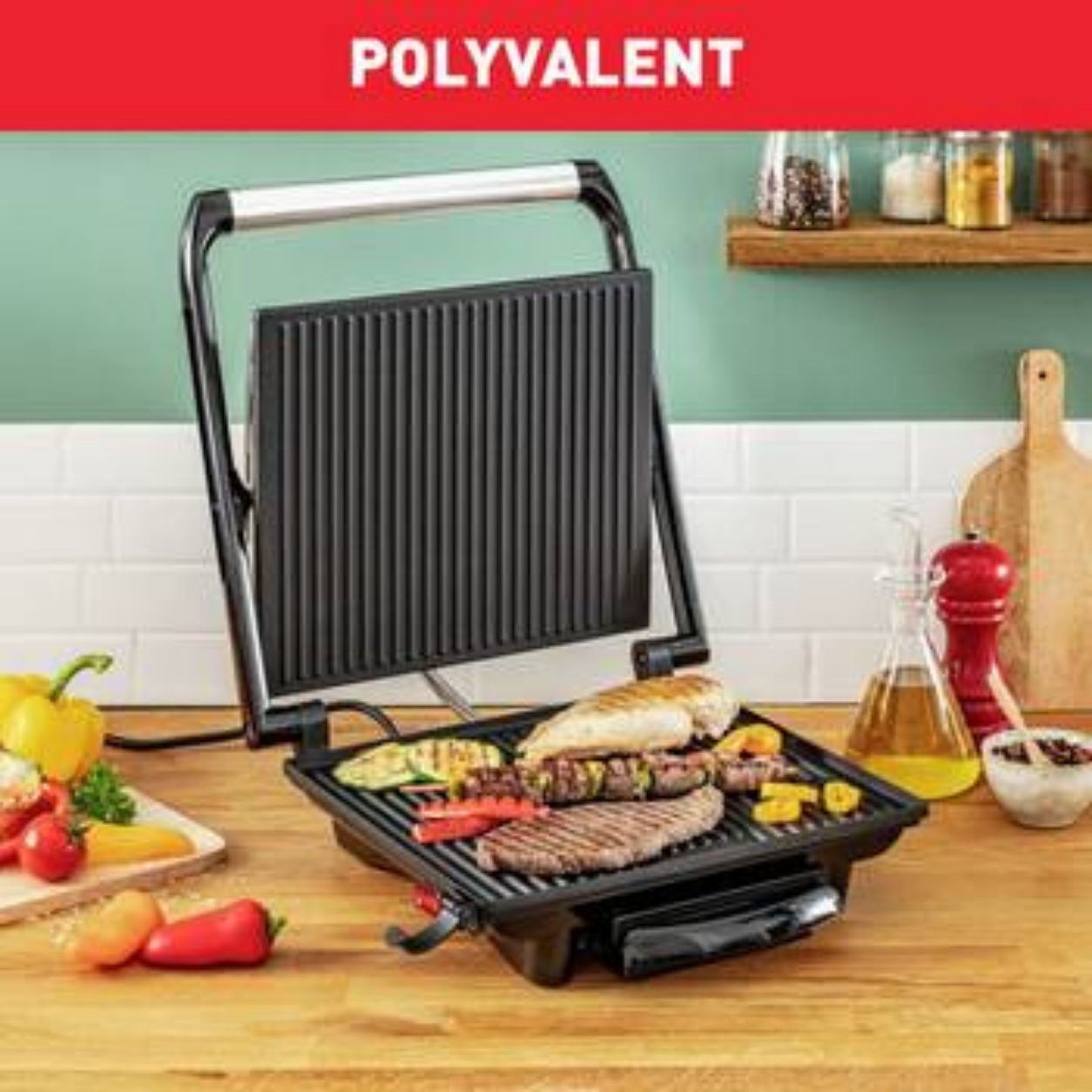 grill Electric grill Tefal Inicio 2000W stainless steel - Image 2